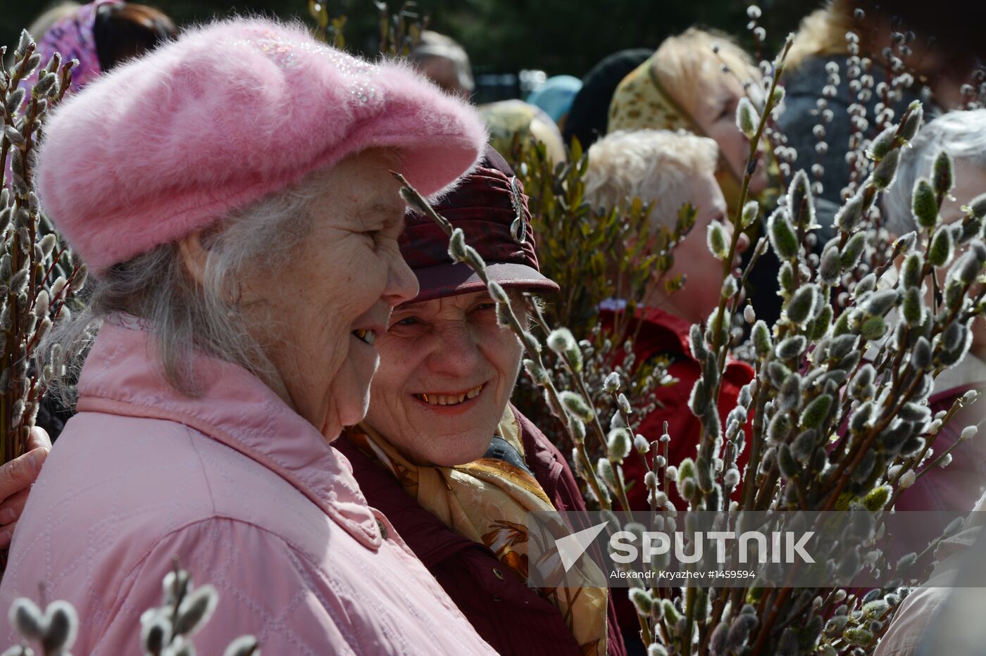 Russian Orthodox Christians Celebrate Palm Sunday
