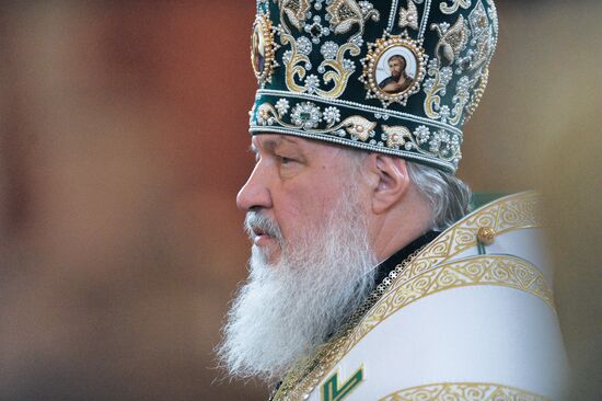 Patriarchal liturgy on Day of Jesus' Entry into Jerusalem