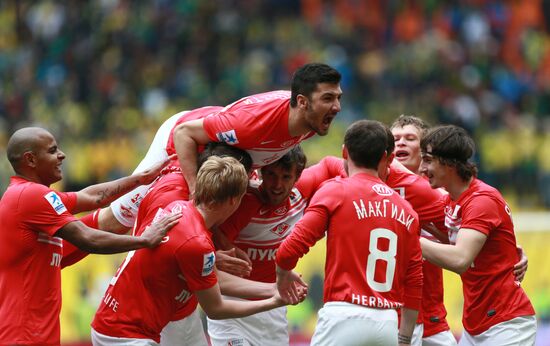 Russian Football Premier League. Spartak vs. Anzhi
