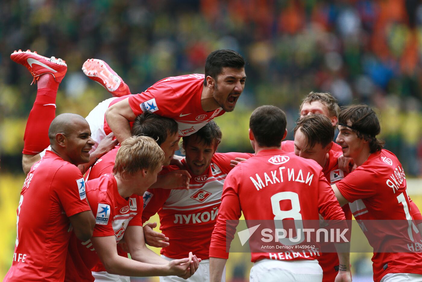 Russian Football Premier League. Spartak vs. Anzhi