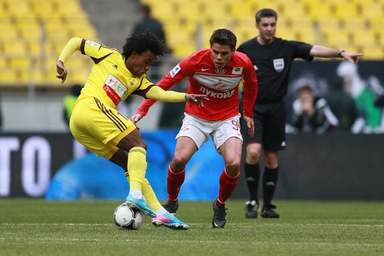 Russian Football Premier League. Spartak vs. Anzhi