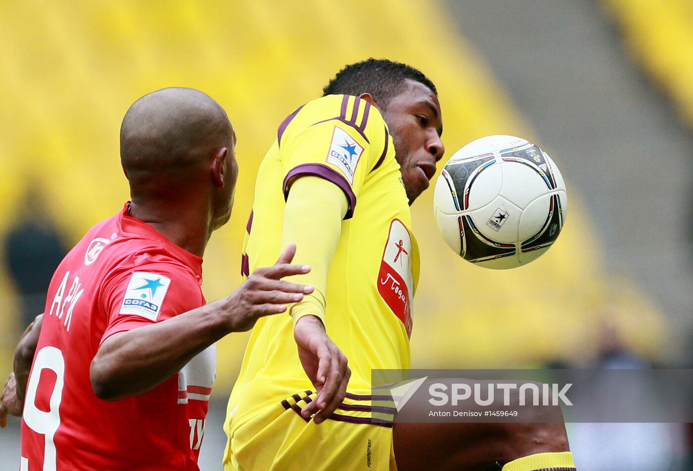 Russian Football Premier League. Spartak vs. Anzhi