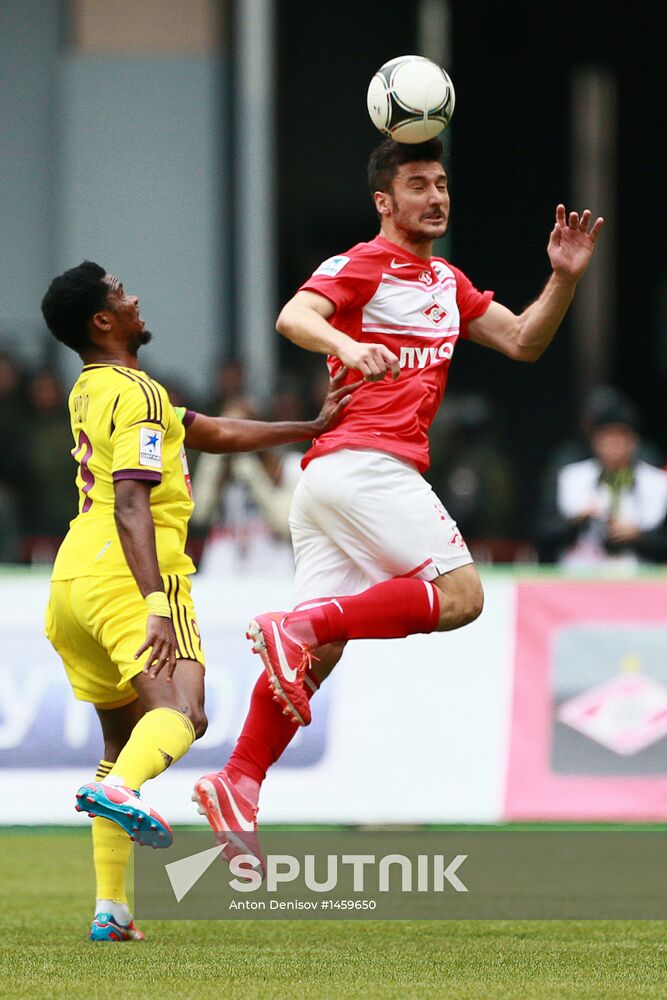 Russian Football Premier League. Spartak vs. Anzhi