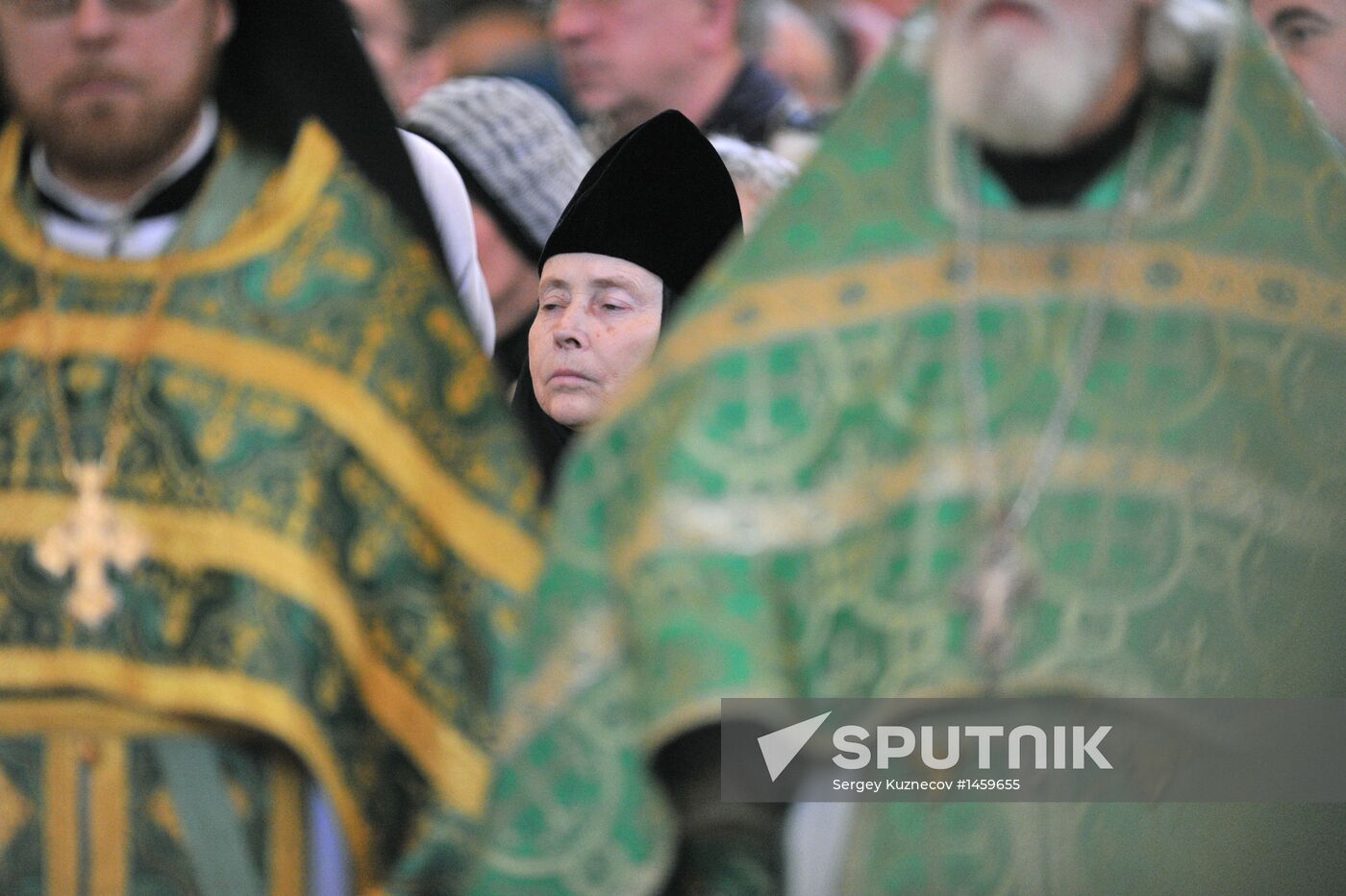 Patriarchal liturgy on Day of Jesus' Entry into Jerusalem
