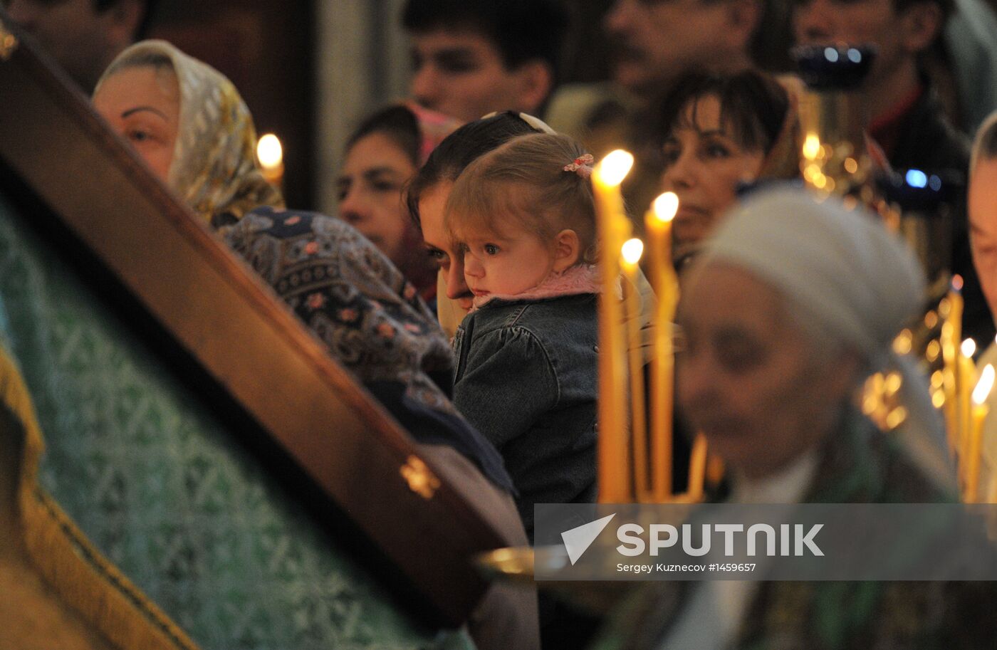 Patriarchal liturgy on Day of Jesus' Entry into Jerusalem