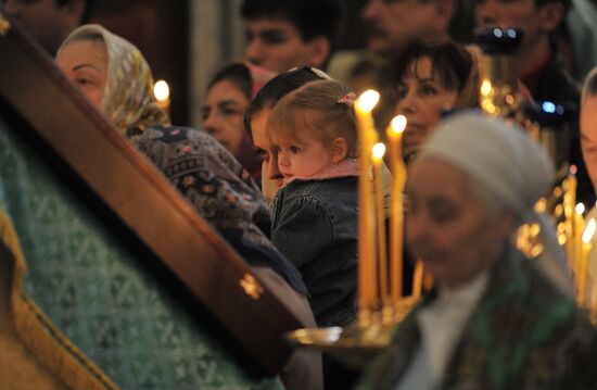 Patriarchal liturgy on Day of Jesus' Entry into Jerusalem