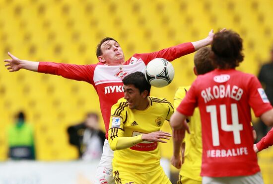 Russian Football Premier League. Spartak vs. Anzhi