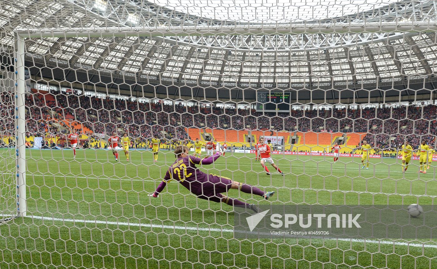 Russian Football Premier League. Spartak vs. Anzhi