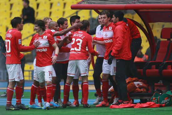 Russian Football Premier League. Spartak vs. Anzhi