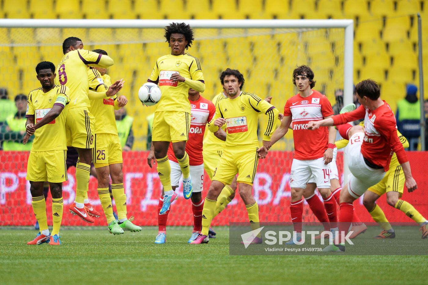 Russian Football Premier League. Spartak vs. Anzhi