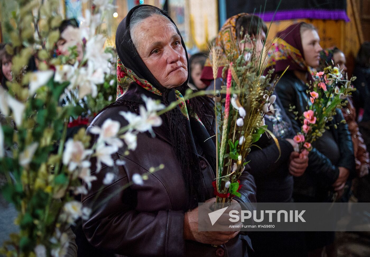 Russian Orthodox Christians Celebrate Palm Sunday