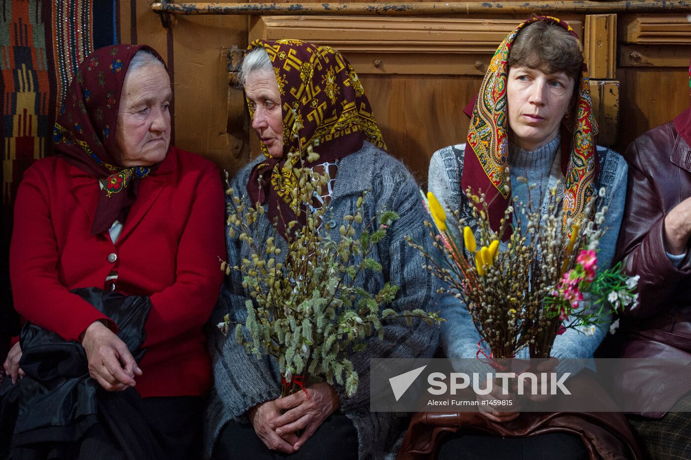 Russian Orthodox Christians Celebrate Palm Sunday