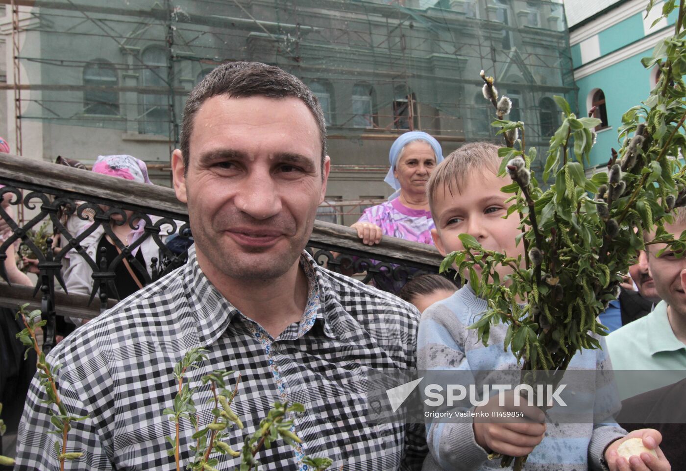 Russian Orthodox Christians Celebrate Palm Sunday