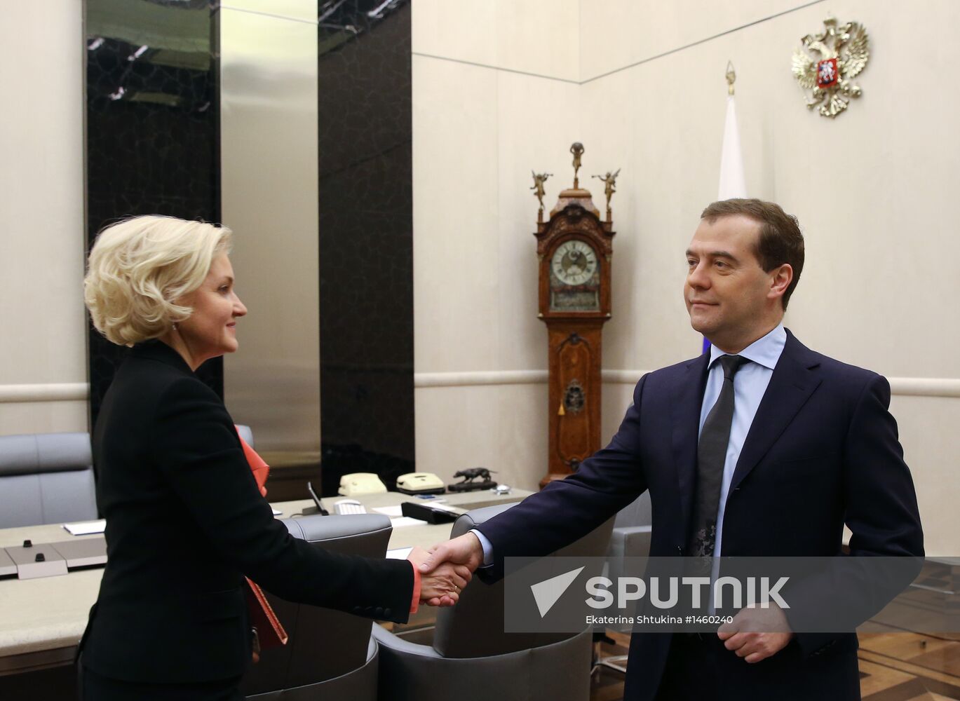 D.Medvedev meets with deputy prime ministers