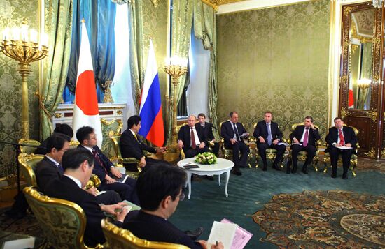 Russian-Japanese talks in Kremlin