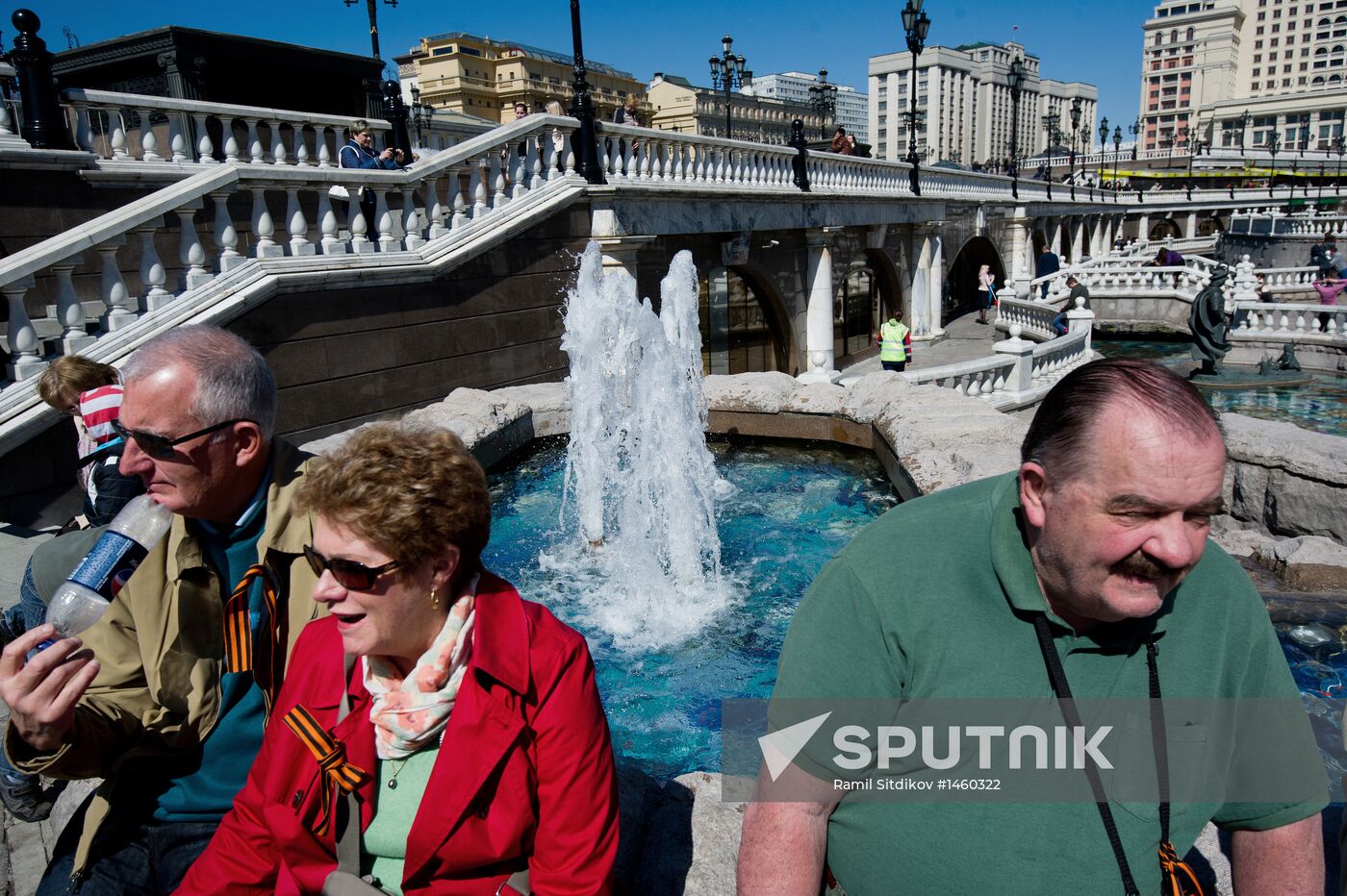 Fountain season gets underway in Moscow