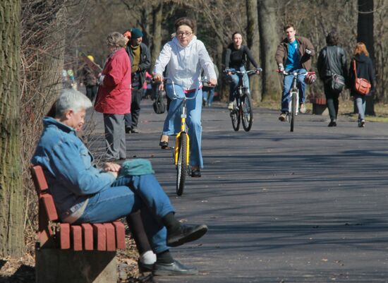 Long-awaited spring finally arrives in Moscow