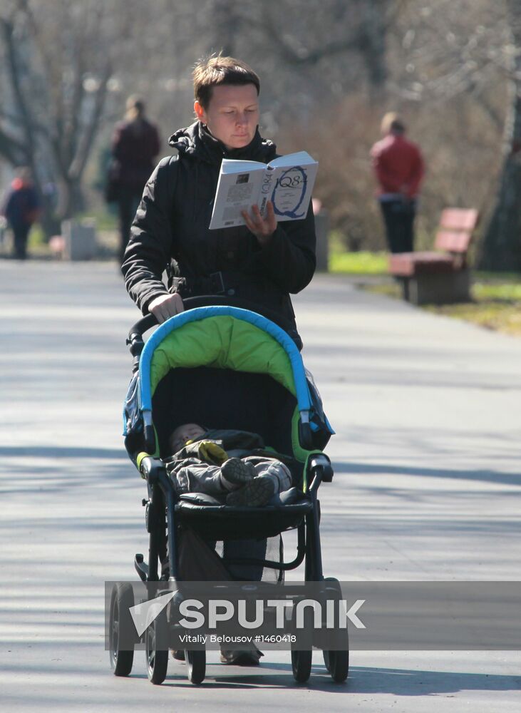 Long-awaited spring finally arrives in Moscow