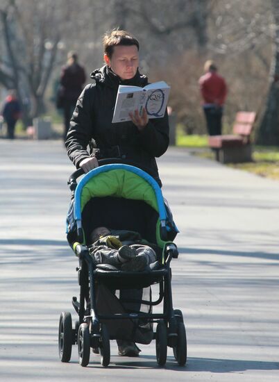 Long-awaited spring finally arrives in Moscow