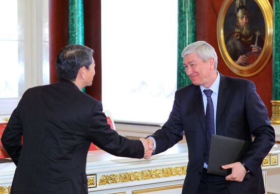 Russian-Japanese talks in Kremlin