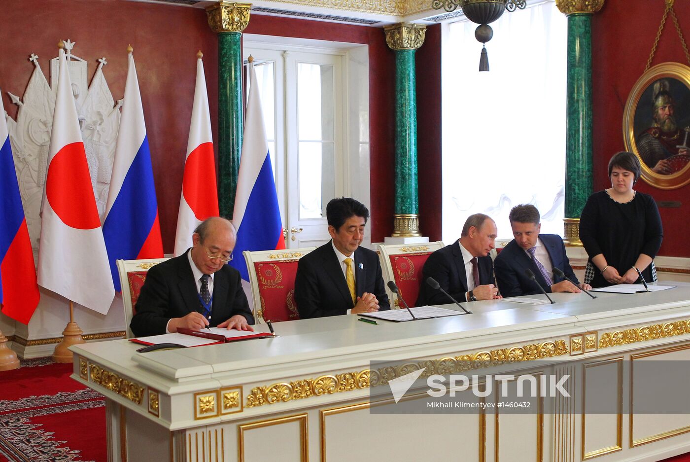 Russian-Japanese talks in Kremlin
