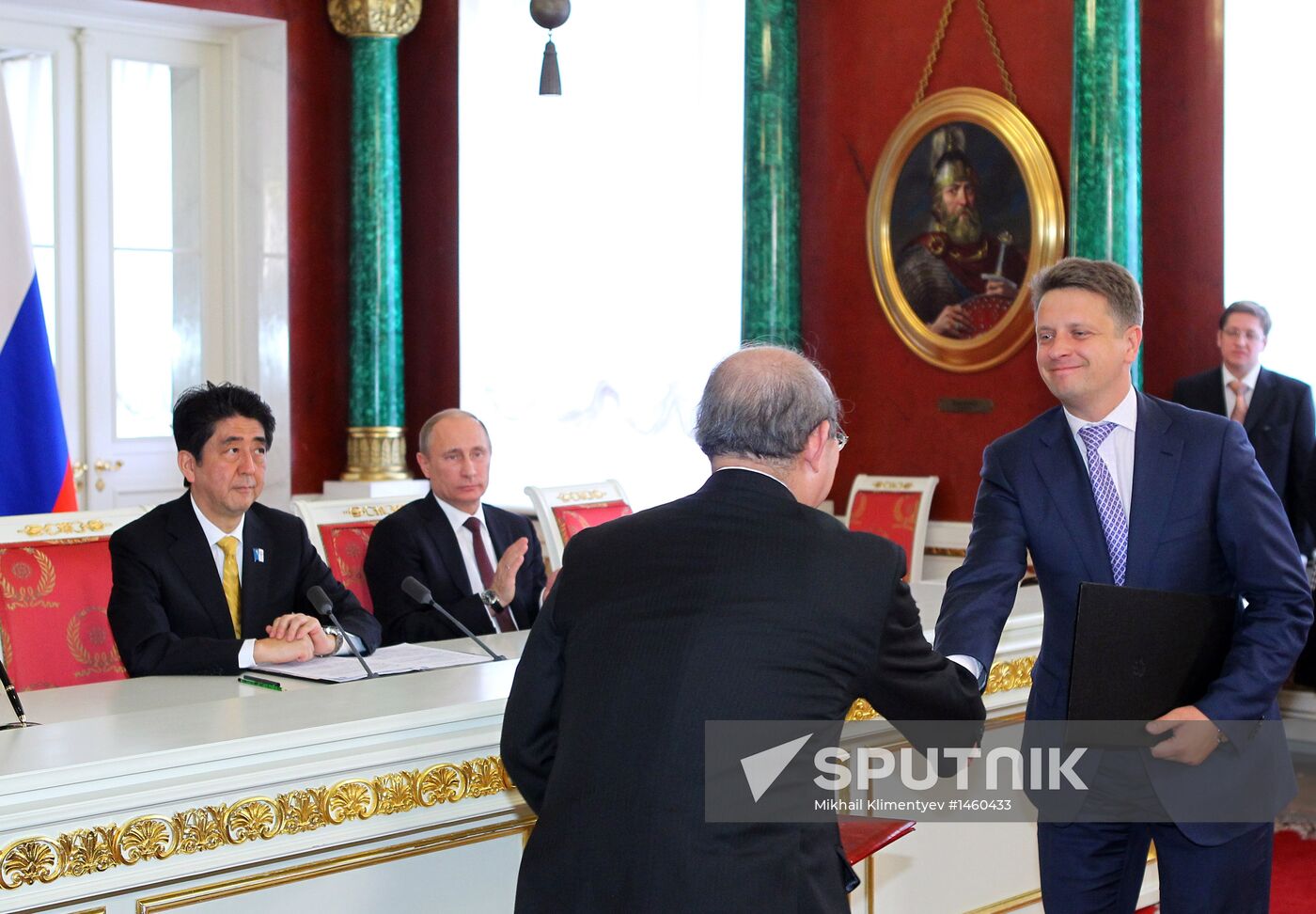 Russian-Japanese talks in Kremlin