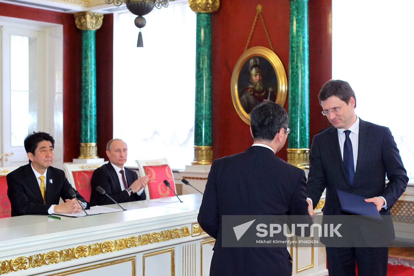 Russian-Japanese talks in Kremlin