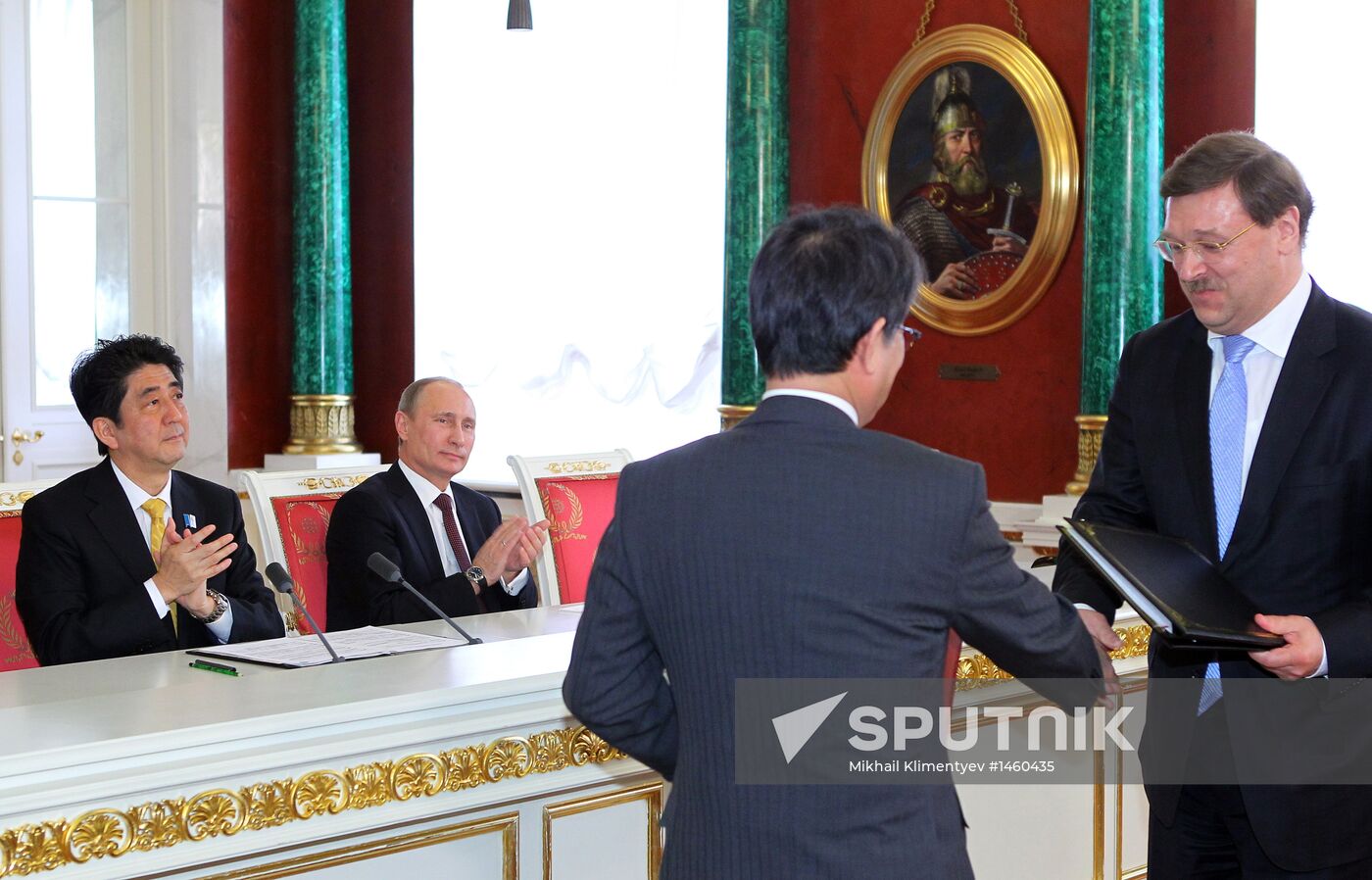 Russian-Japanese talks in Kremlin