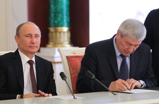 Russian-Japanese talks in Kremlin