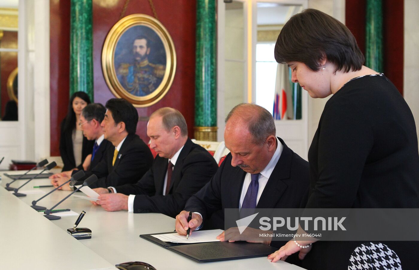 Russian-Japanese talks in Kremlin
