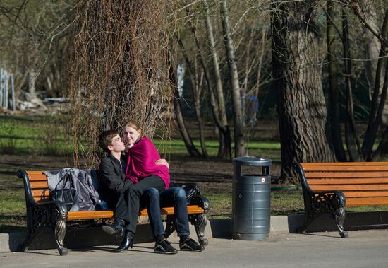 Long-awaited spring finally arrives in Moscow