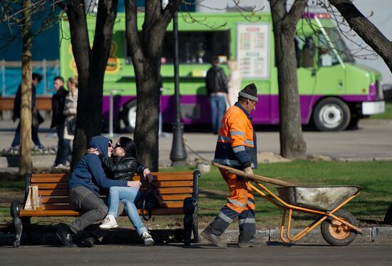 Long-awaited spring finally arrives in Moscow