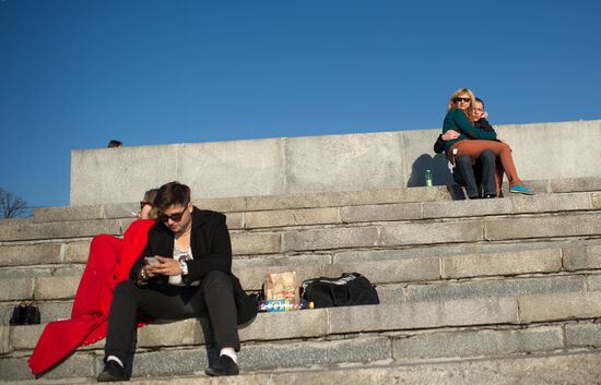 Long-awaited spring finally arrives in Moscow