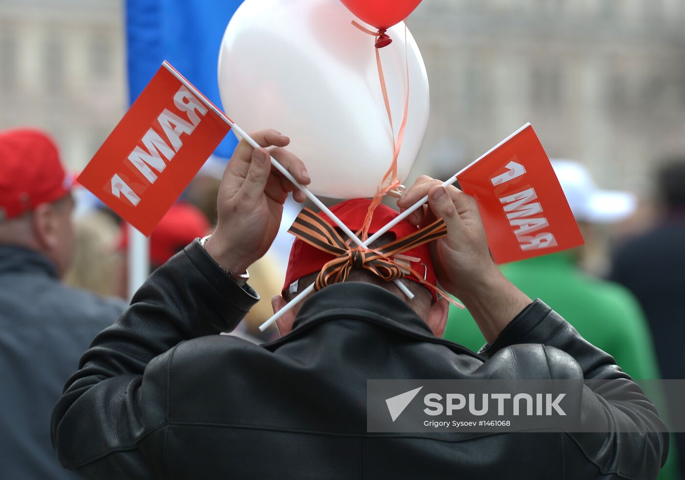Trade union federation's rally in Moscow