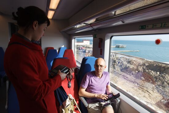 High-speed "Lastochka" express trains start running in Sochi
