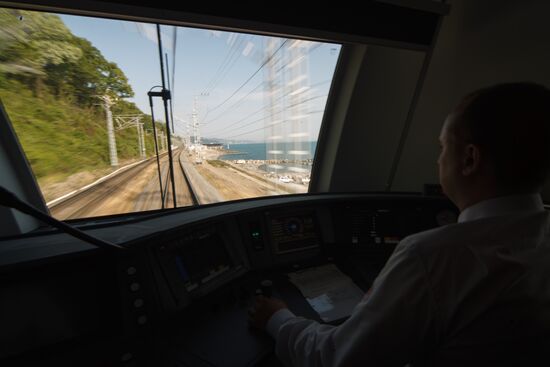 High-speed "Lastochka" express trains start running in Sochi