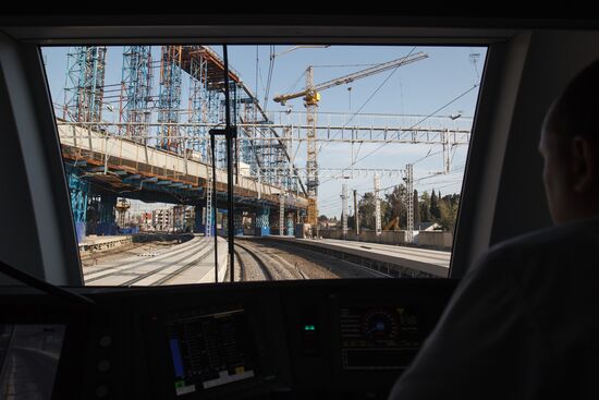 High-speed "Lastochka" express trains start running in Sochi