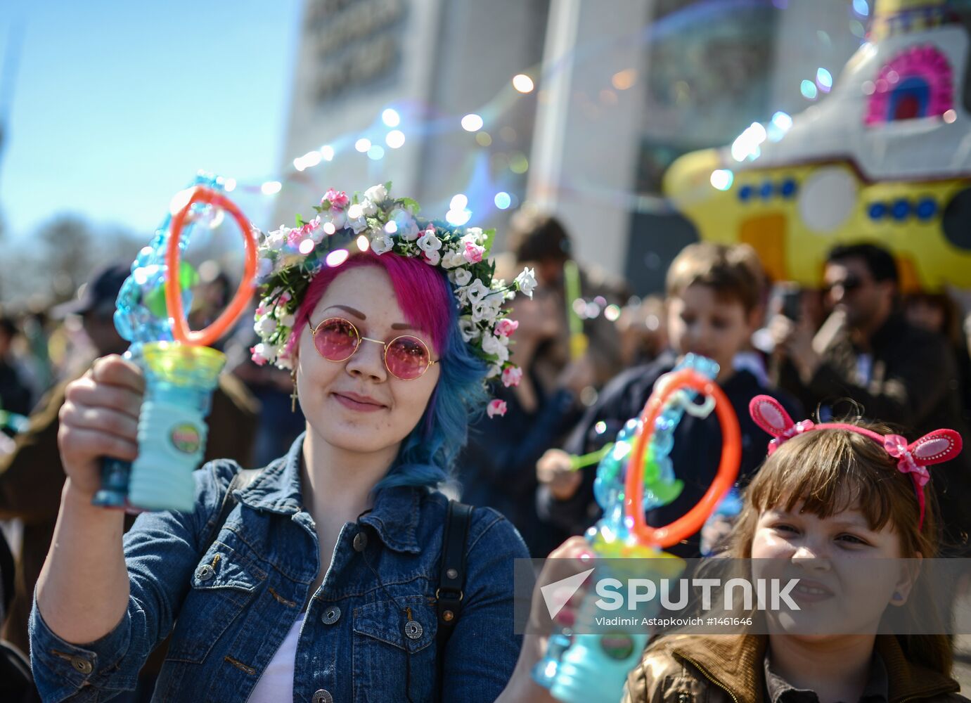 Annual soap bubble parade "Dreamflash"