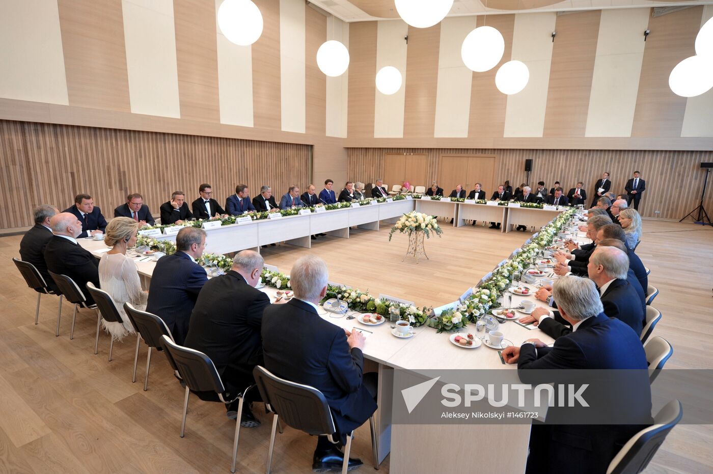 Vladimir Putin meets with Mariinsky Theater's board of trustees