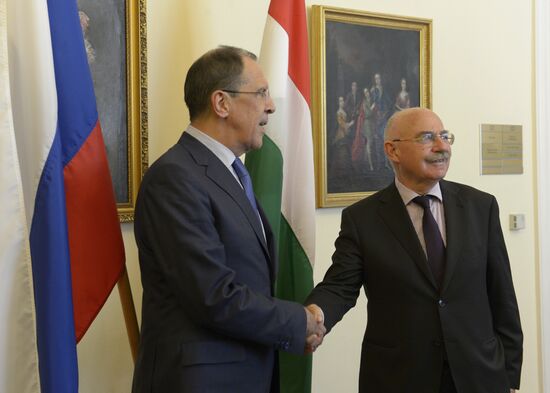 Sergei Lavrov visits Hungary