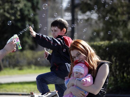 Annual soap bubble parade "Dreamflash"