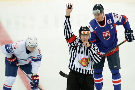 2013 IIHF World Championship. France vs Slovakia