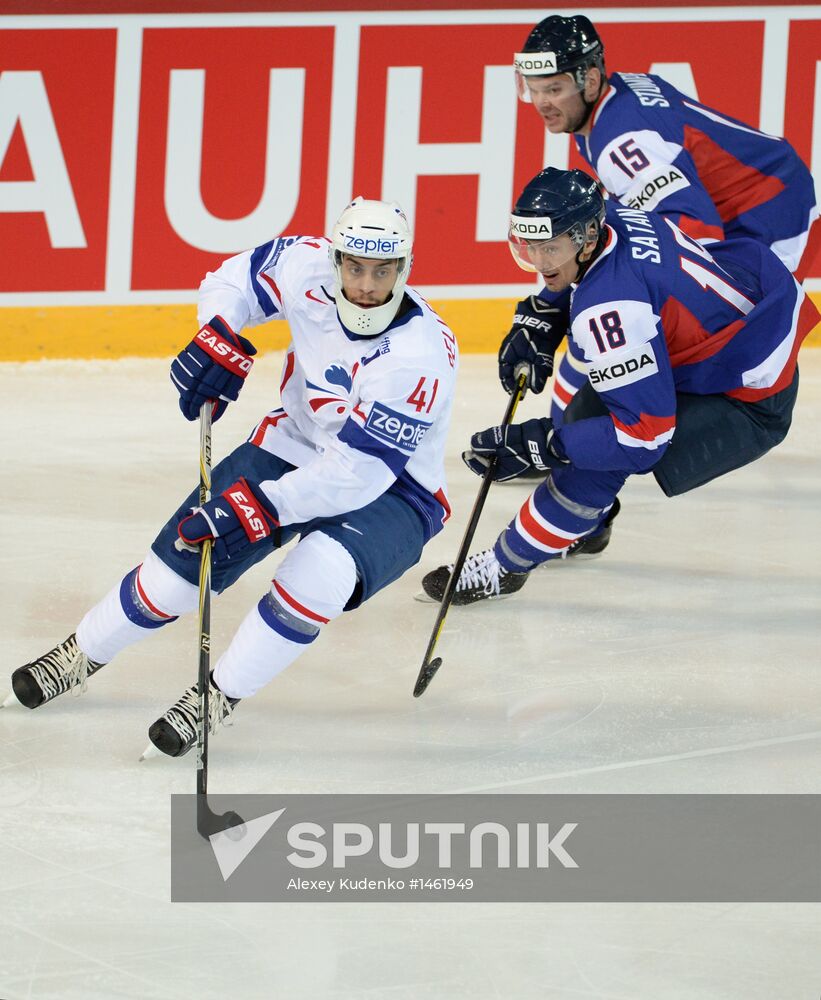 2013 IIHF World Championship. France vs Slovakia