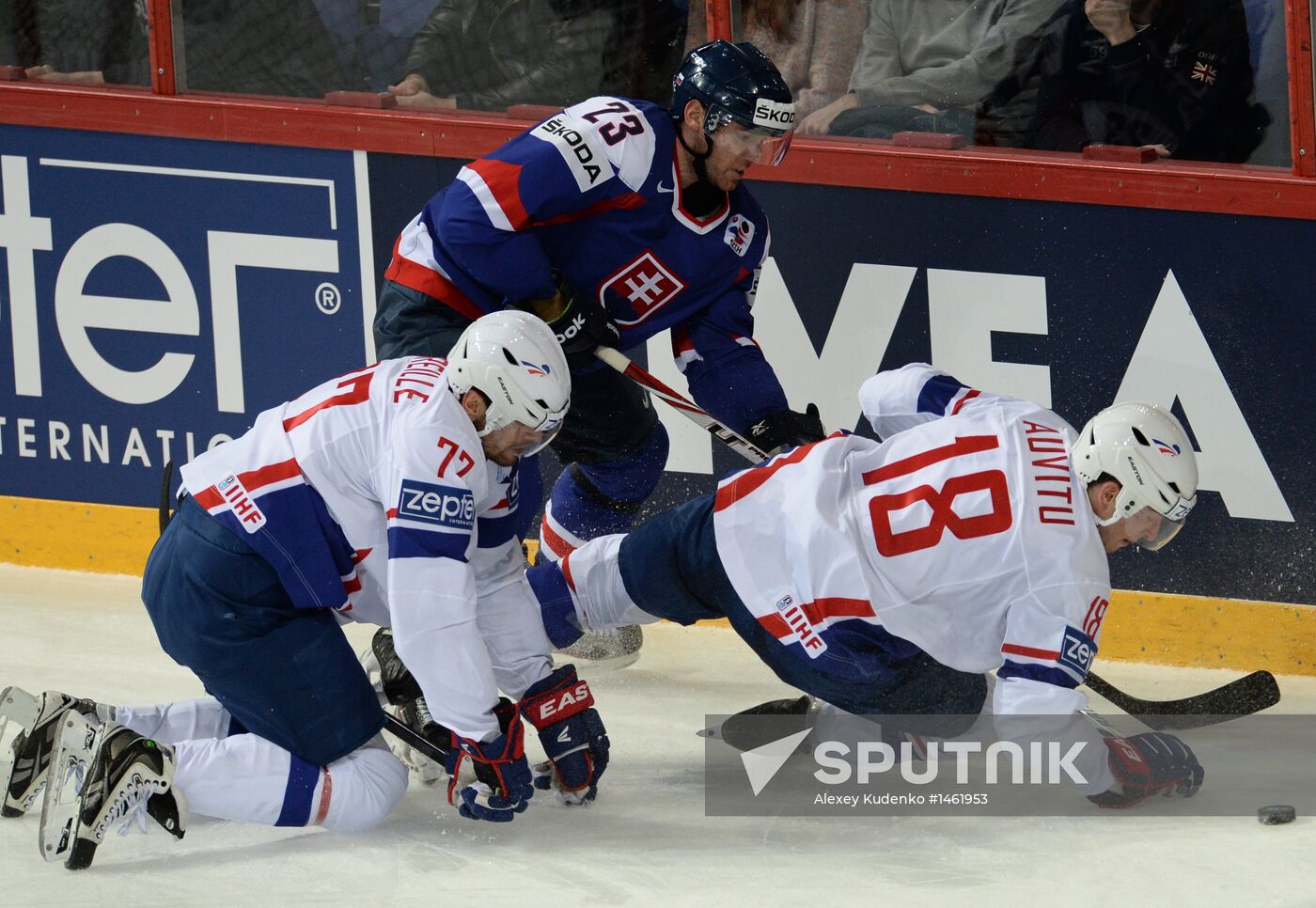 2013 IIHF World Championship. France vs Slovakia