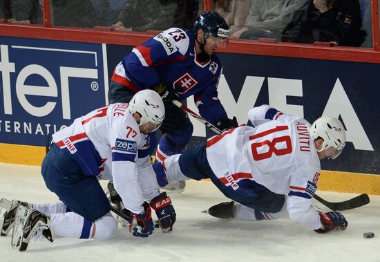 2013 IIHF World Championship. France vs Slovakia