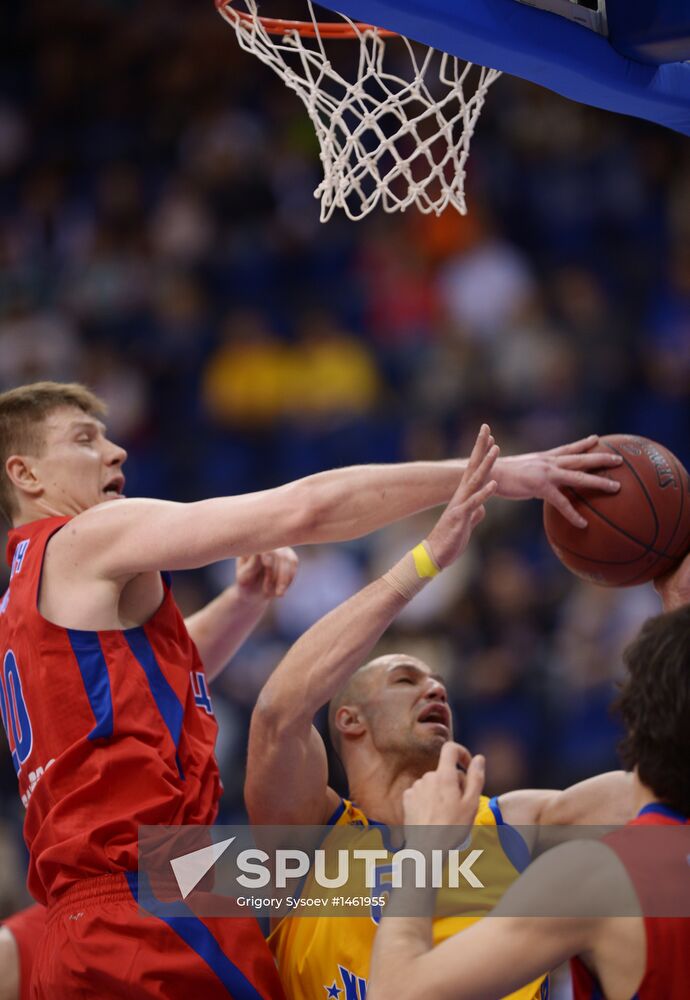 Russian Professional Basketball League. CSKA vs Khimki