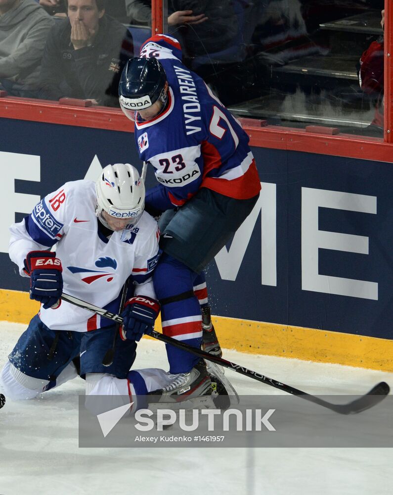 2013 IIHF World Championship. France vs Slovakia