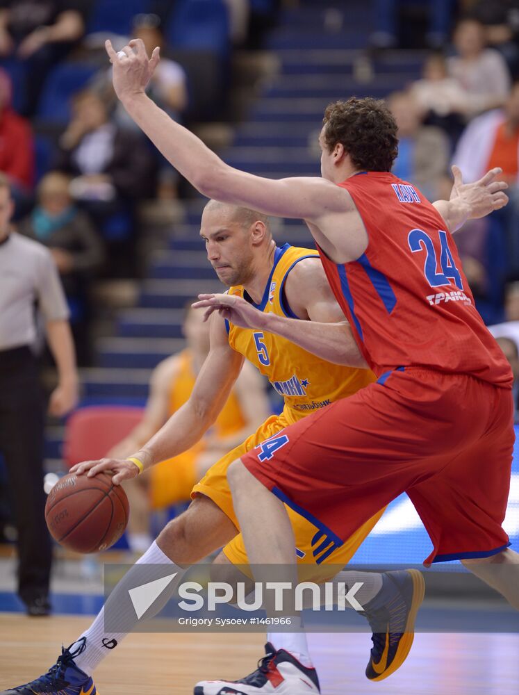 Russian Professional Basketball League. CSKA vs Khimki