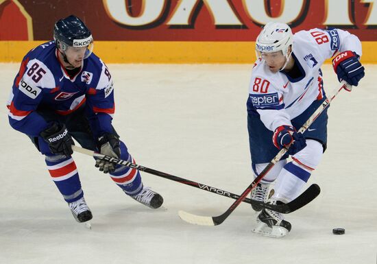 2013 IIHF World Championship. France vs Slovakia