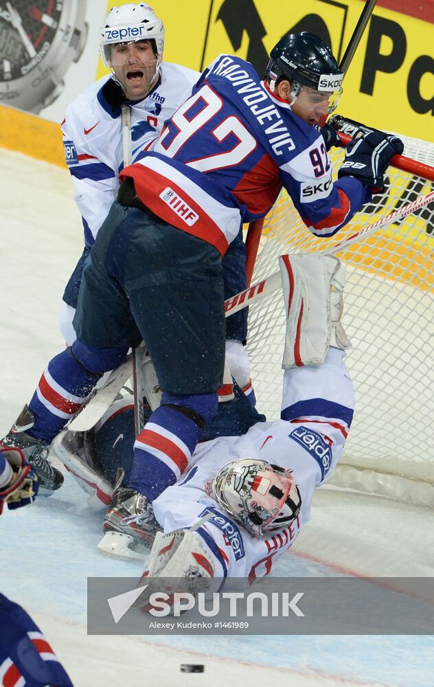 2013 IIHF World Championship. France vs Slovakia